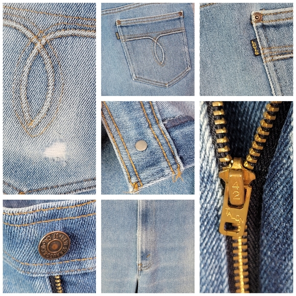 Levi's for Men With a Skoosh More Comfort Vintage Distressed Denim Jeans 40 Rare - Picture 15 of 16